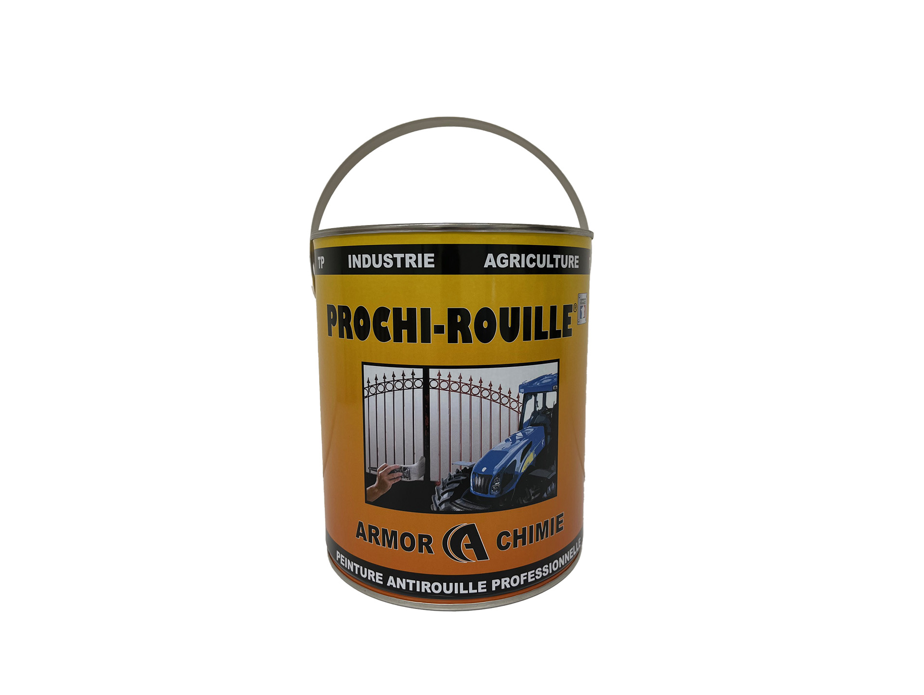 Peinture antirouille PROCHIROUILLE Jaune New Holland 925 2,5L